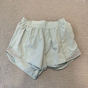 Lululemon Hotty Hot Shorts II  Long 4" | Hazy Jade | 6